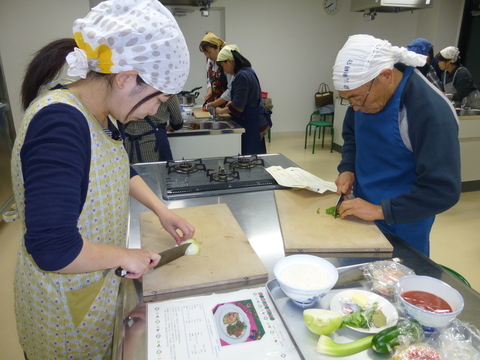 料理教室の様子