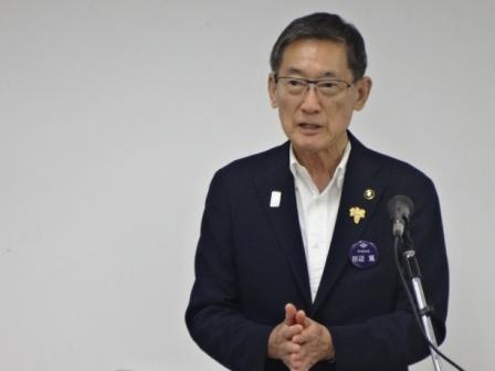 中学生ボーヌ市友好親善訪問団壮行会