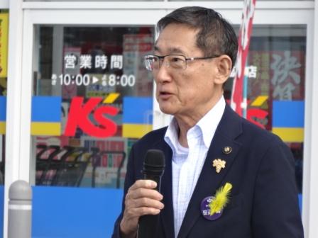 秋の交通安全運動・街頭指導開所式