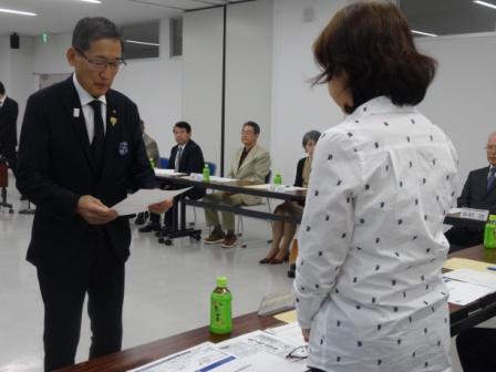 甲州市地域医療体制審議会委員委嘱・任命式