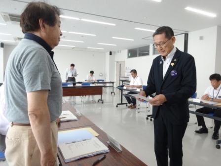 甲州市指定管理者候補選定委員会・委嘱式