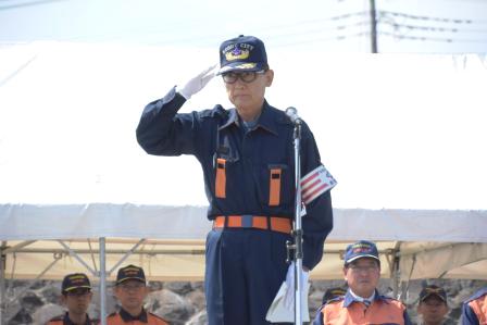山梨県水防訓練