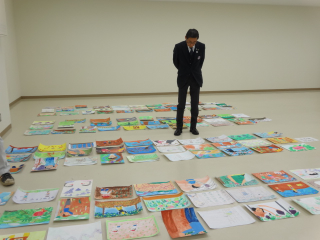 峡東地域の農業・農村絵画コンクール審査会