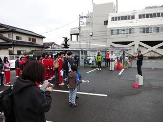 甲州市景観改善事業ガードレールペンキ塗り