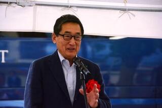 グラン・ブルー・リゾート号出発式【ＪＲ塩山駅南口ロータリー】