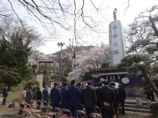 戦没者慰霊祭【平和の塔】