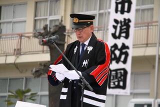 甲州市消防団 出初式【塩山中学校 校庭】