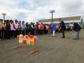 第２７回山梨県女性ゲートボール選手権大会【塩山総合グラウンド】