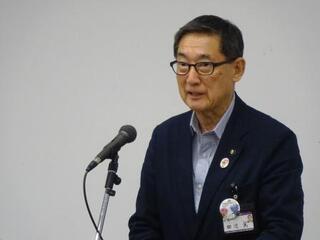 甲州市中学生エイムズ市友好親善訪問団 結団式【市役所本庁舎 第１会議室】