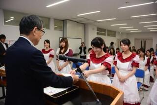 甲州市フルーツ娘 委嘱式【市役所本庁舎 第一会議室】
