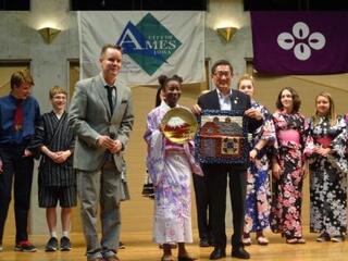 エイムズ市中学生訪問団交流パーティー【勝沼ぶどう丘】