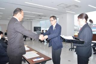 甲州市交通安全指導員委嘱式【市役所本庁舎 第１会議室】