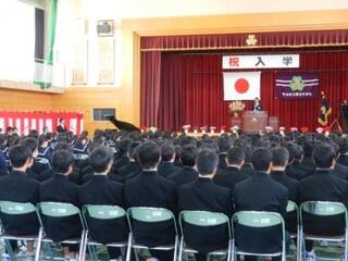 市内中学校入学式