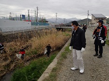甲州市環境美化運動視察 甲州市環境美化運動視察