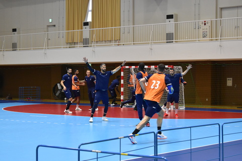 ハンドボール フランス男子代表 決勝進出 甲州市