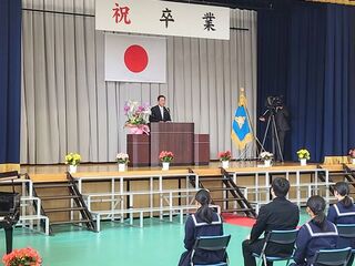 3.9中学校卒業式 3.9中学校卒業式