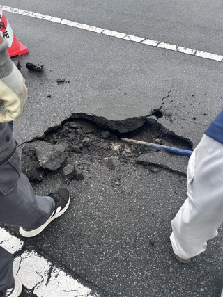 道路の破損
