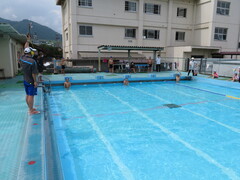 水泳記録会